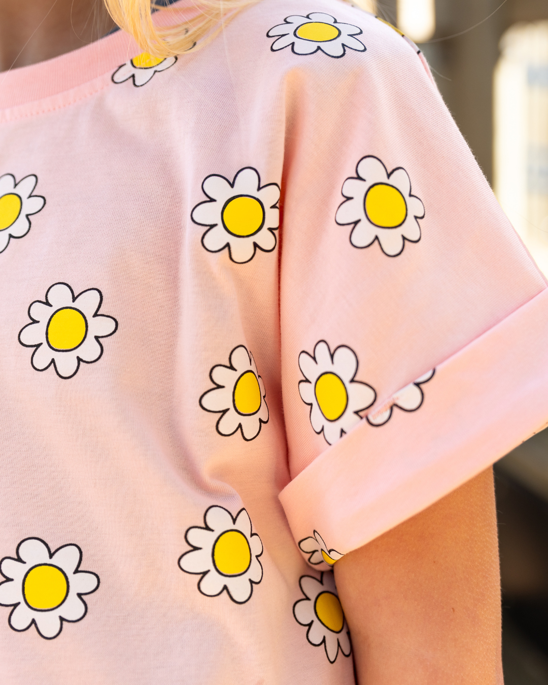 The Girl Club Pink Daisy Tee