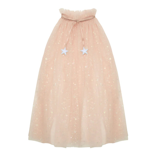 Mimi & Lula Shimmer Princess Tulle Cape Pink