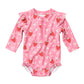 Toshi Baby Swim Long Sleeve Onesie Twinkle Strawberry