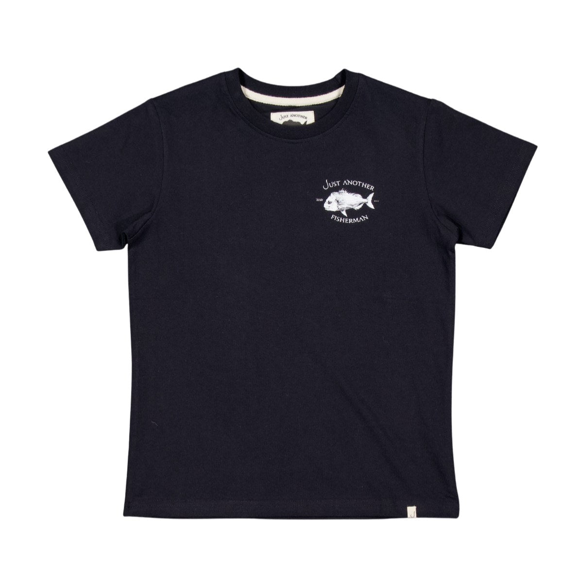Just Another Fisherman Mini Snapper Tee Black
