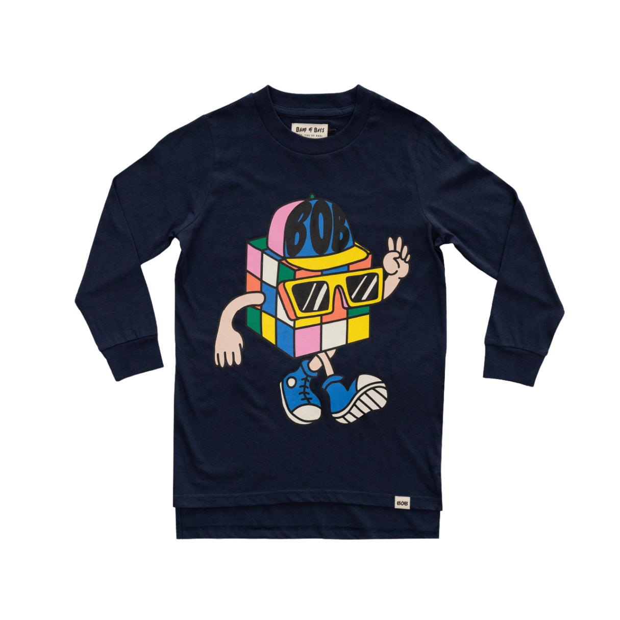 Band of Boys Cube Boy Tee Navy