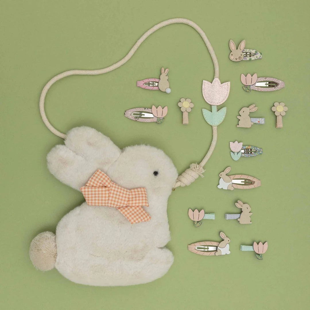 Mimi & Lula Fluffy Bunny Bag Cream