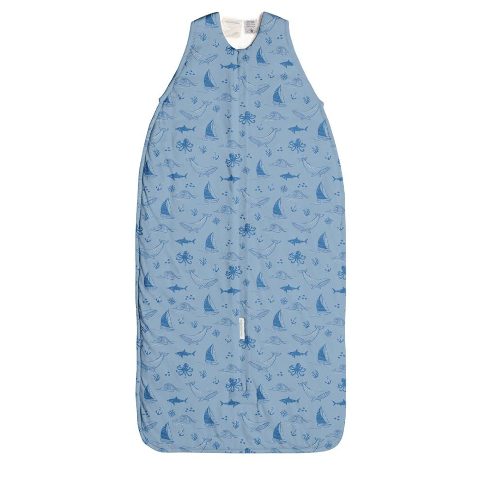 Woolbabe Duvet Front Zip Sleeping Bag Glacier Sail Away