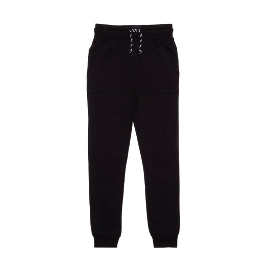 Band of Boys Fleece Trackies Black