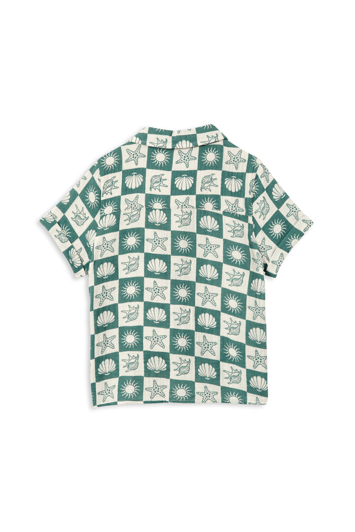 Milky Seaside Crinkle Shirt