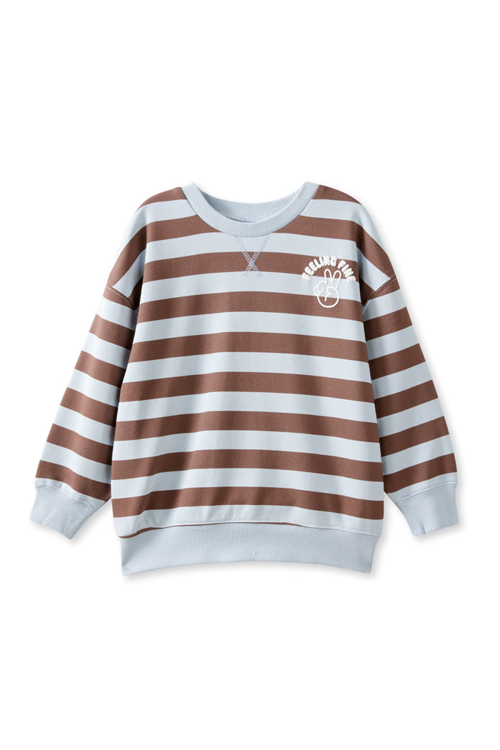 Milky Feeling Fine Sweat Soft Blue | Latte