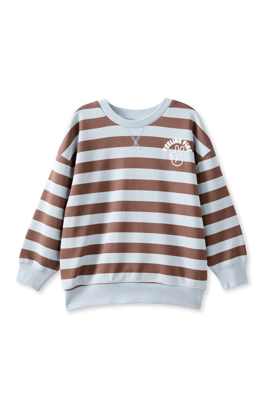 Milky Feeling Fine Sweat Soft Blue | Latte
