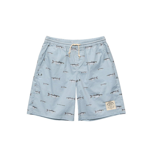 Just Another Fisherman Mini Mullet Shorts Sterling Blue