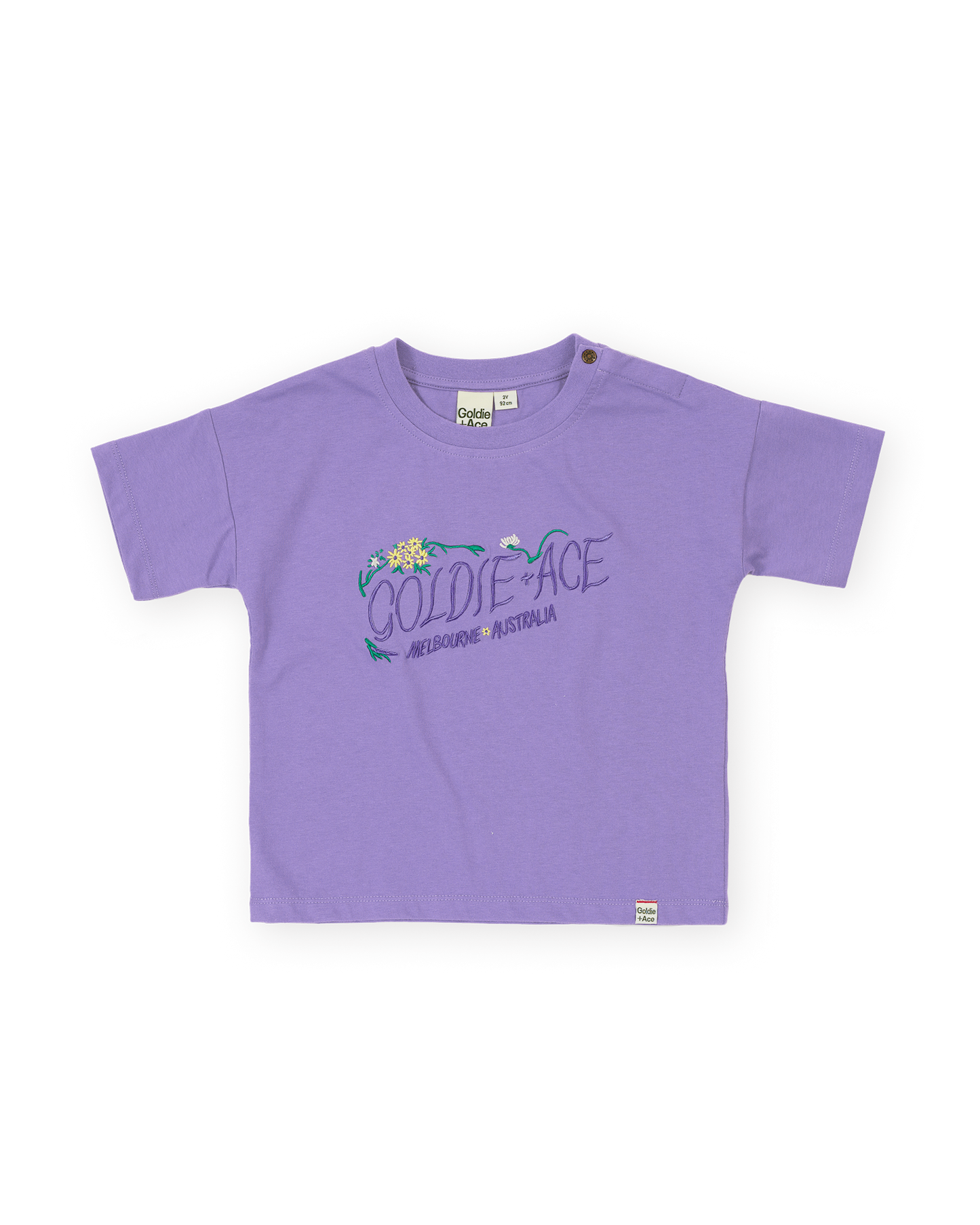 Goldie + Ace Flora Embroidered T-Shirt
