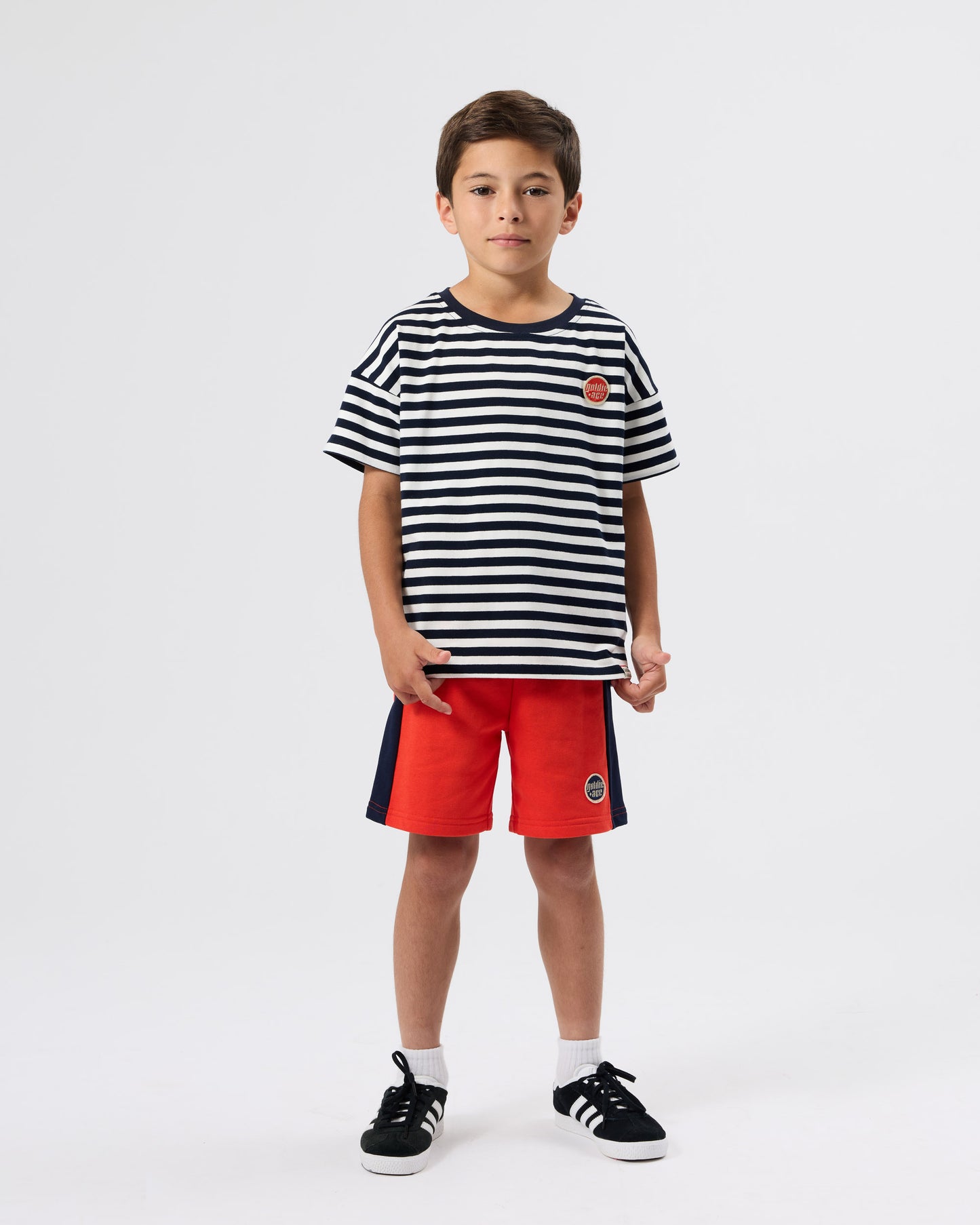 Goldie + Ace Essential Logo T-Shirt Navy