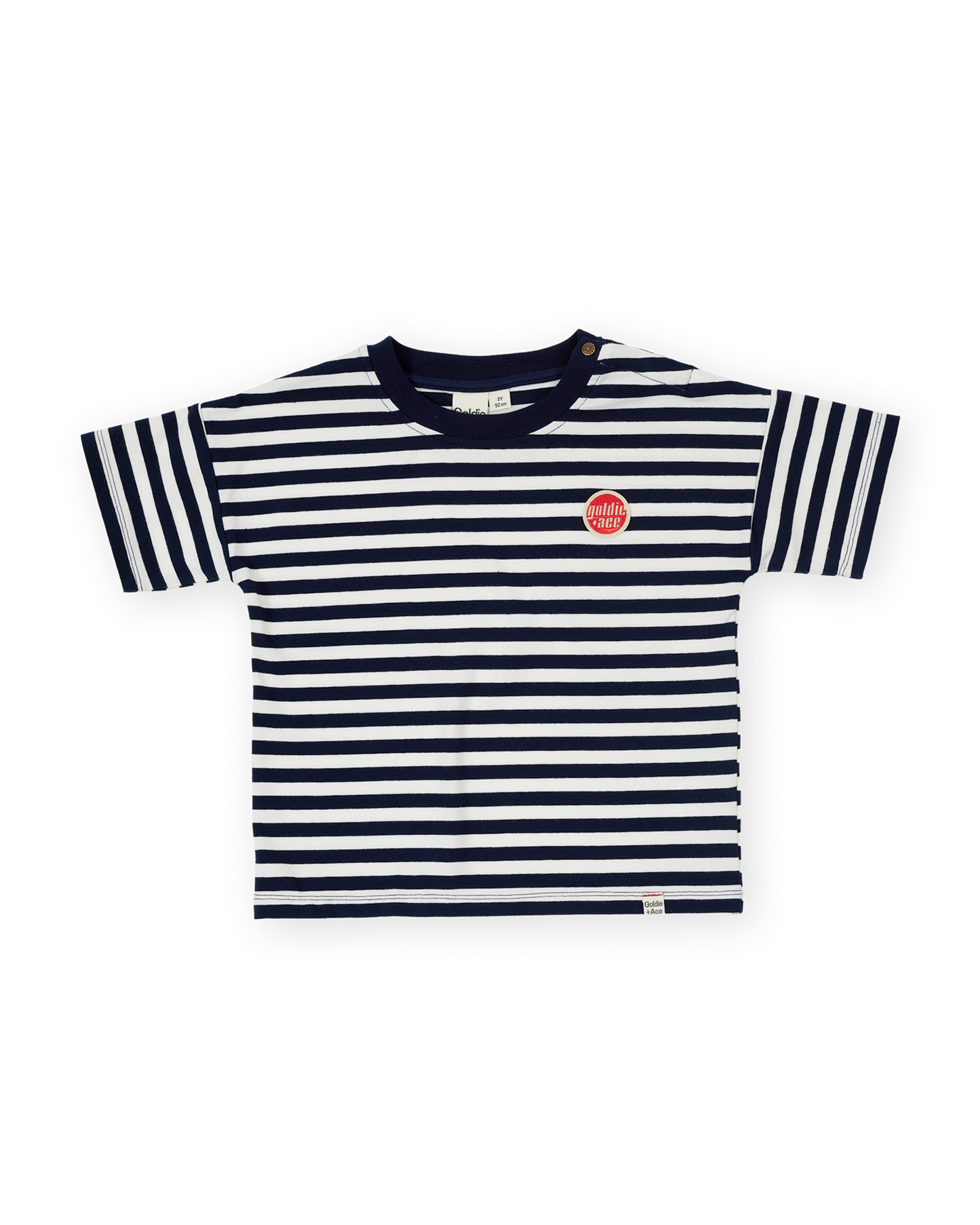Goldie + Ace Essential Logo T-Shirt Navy