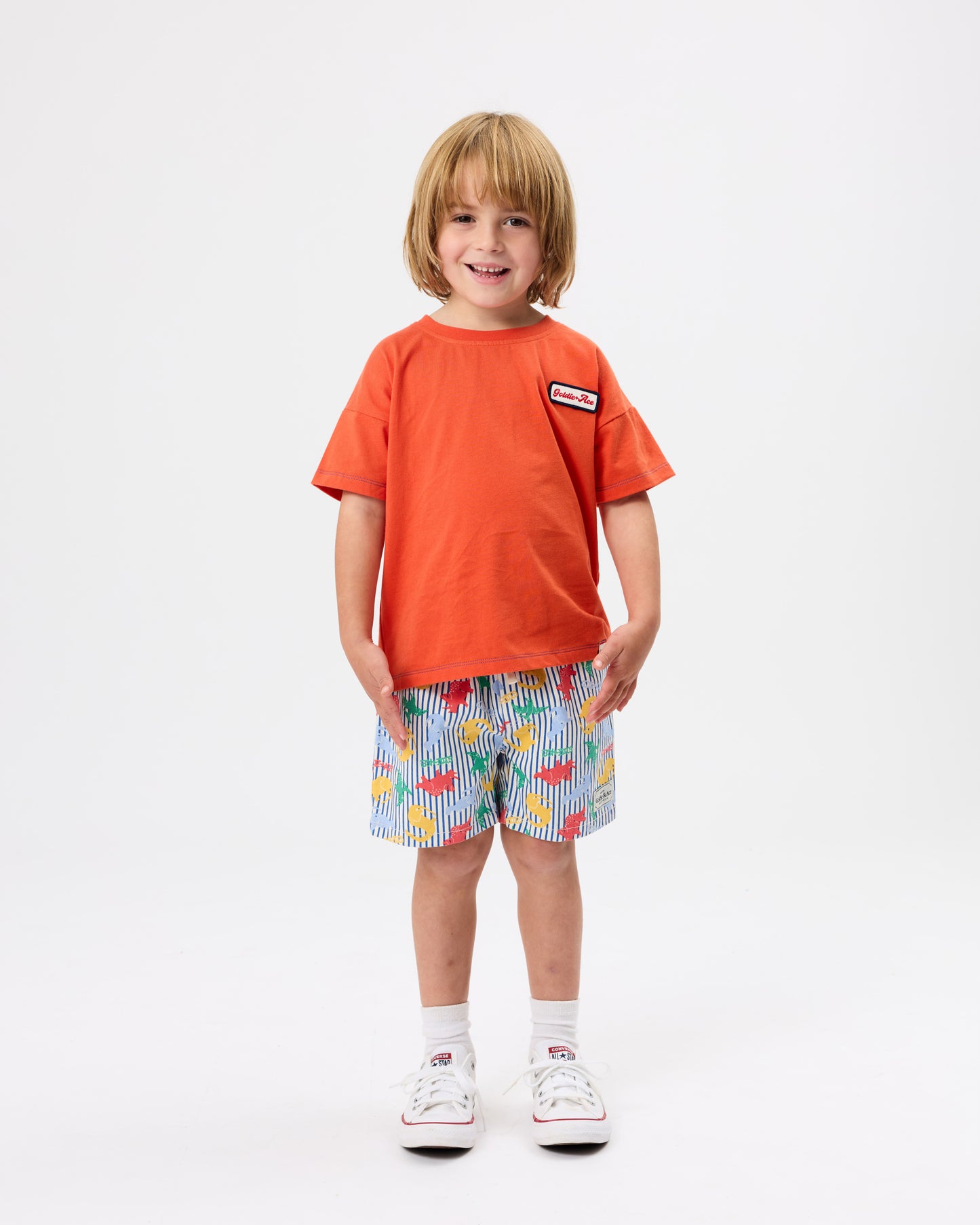 Goldie + Ace Dino Print Classic Short