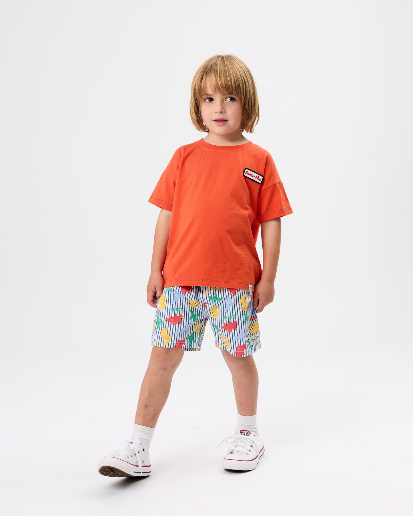 Goldie + Ace Dino Print Classic Short