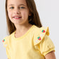 Goldie + Ace Flounce Shoulder Strawberry Top