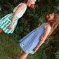 Goldie + Ace Shirred Gingham Apple Dress
