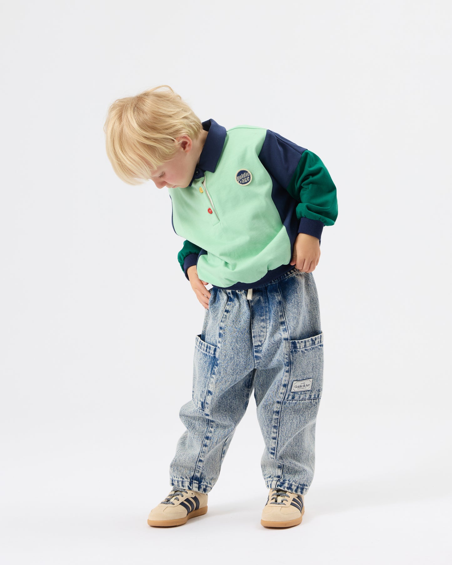 Goldie + Ace Kit Denim Pocket Light Denim