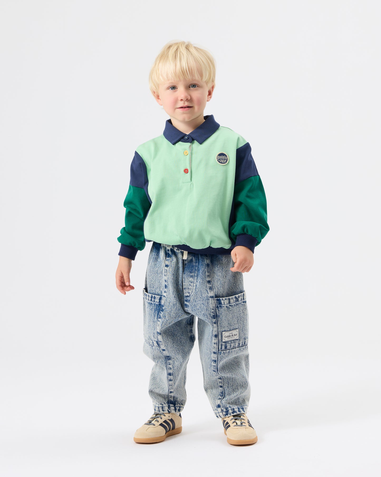 Goldie + Ace Kit Denim Pocket Light Denim