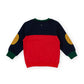 Goldie + Ace Colour Block Pocket Sweater