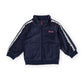 Goldie + Ace Velour Broderie Sweat Jacket Navy