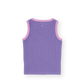 Goldie + Ace Embroidered Colour Pop Rib Singlet Purple
