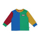 Goldie + Ace Splice Colour Block Long Sleeve Top