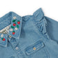 Goldie + Ace Wild Strawberry Chambray Shirt