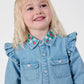 Goldie + Ace Wild Strawberry Chambray Shirt