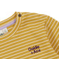 Goldie + Ace Essential Stripe Rib Long Sleeve Top Yellow