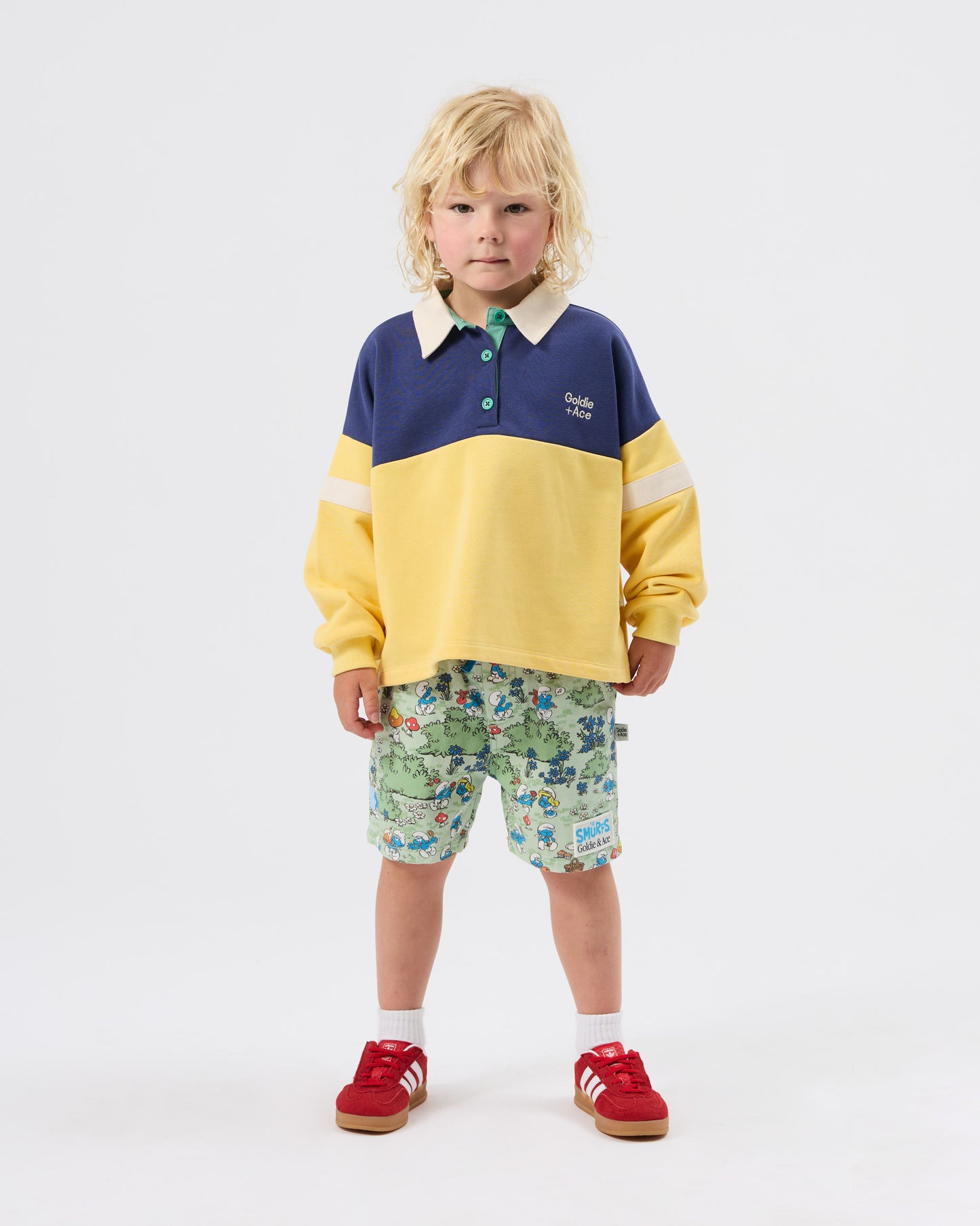 Goldie + Ace The Smurfs Rugby Shirt