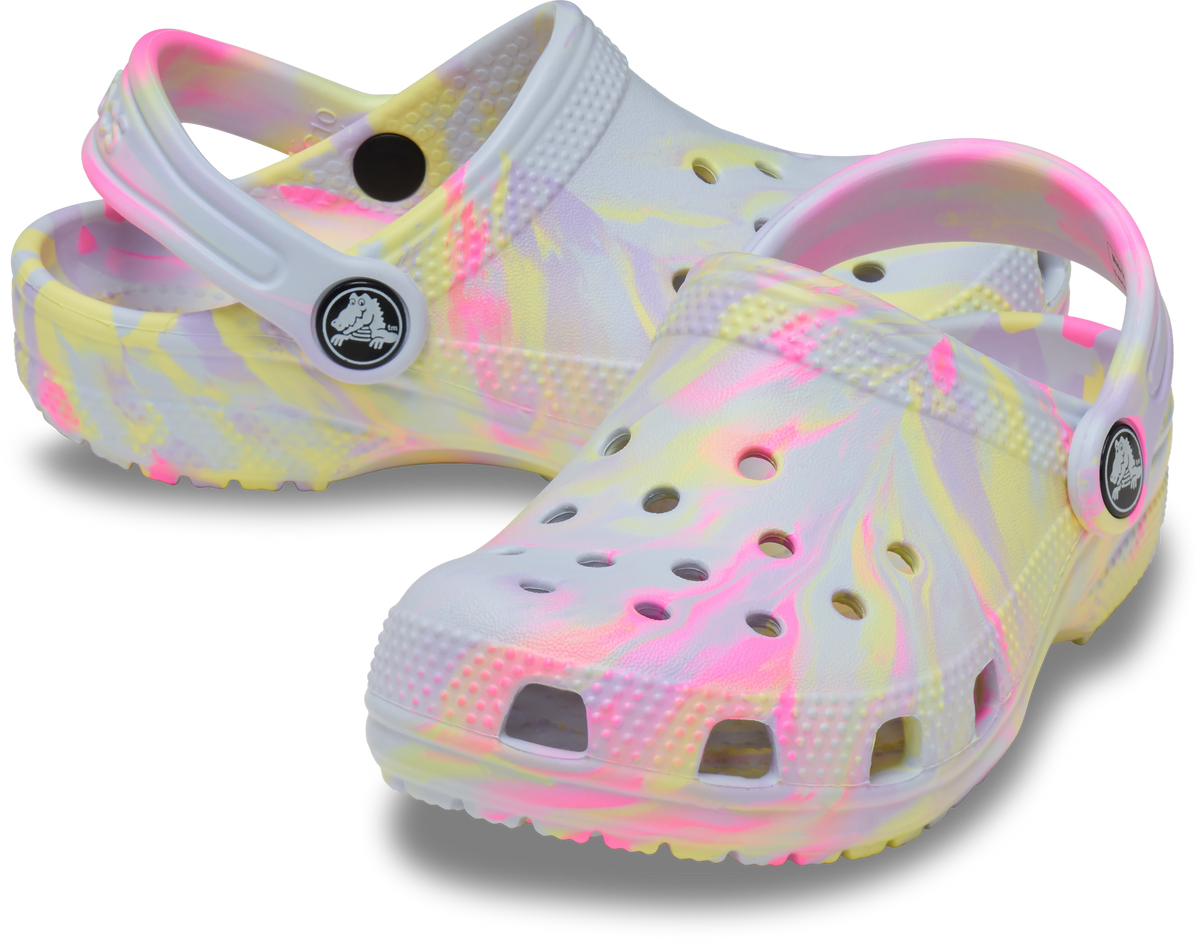 Crocs Classic Marbled Clog Toddler Sky Ice/Multi