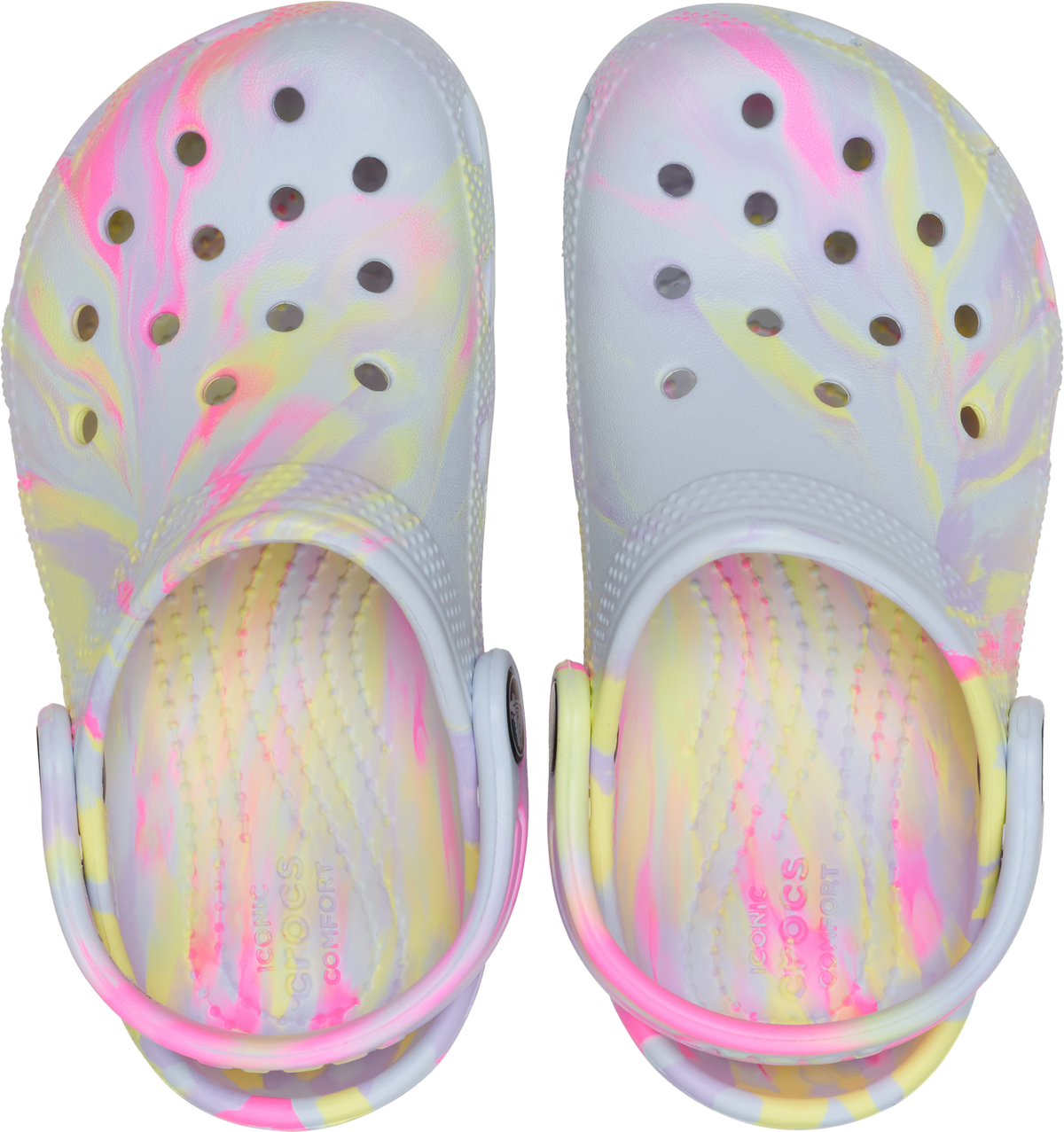 Crocs Classic Marbled Clog Toddler Sky Ice/Multi