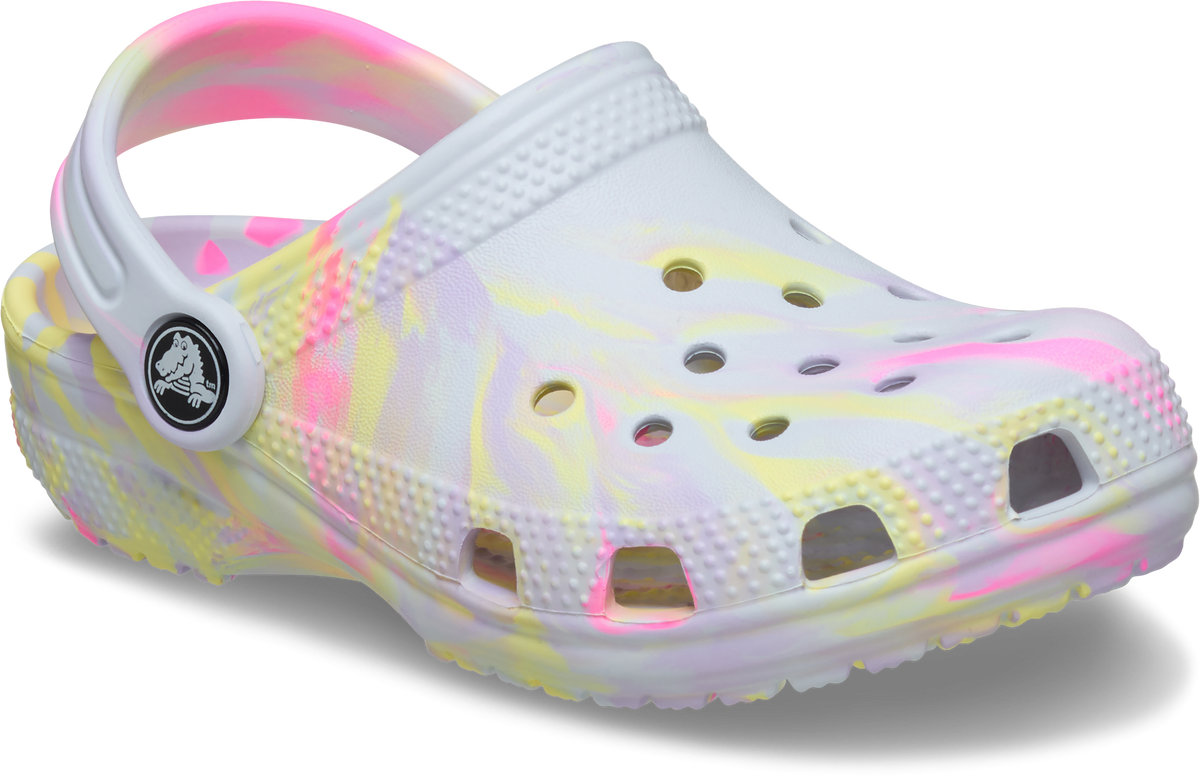Crocs Classic Marbled Clog Toddler Sky Ice/Multi