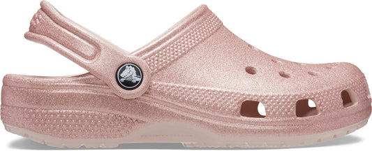 Crocs Classic Glitter Clog Toddler Quartz Glitter