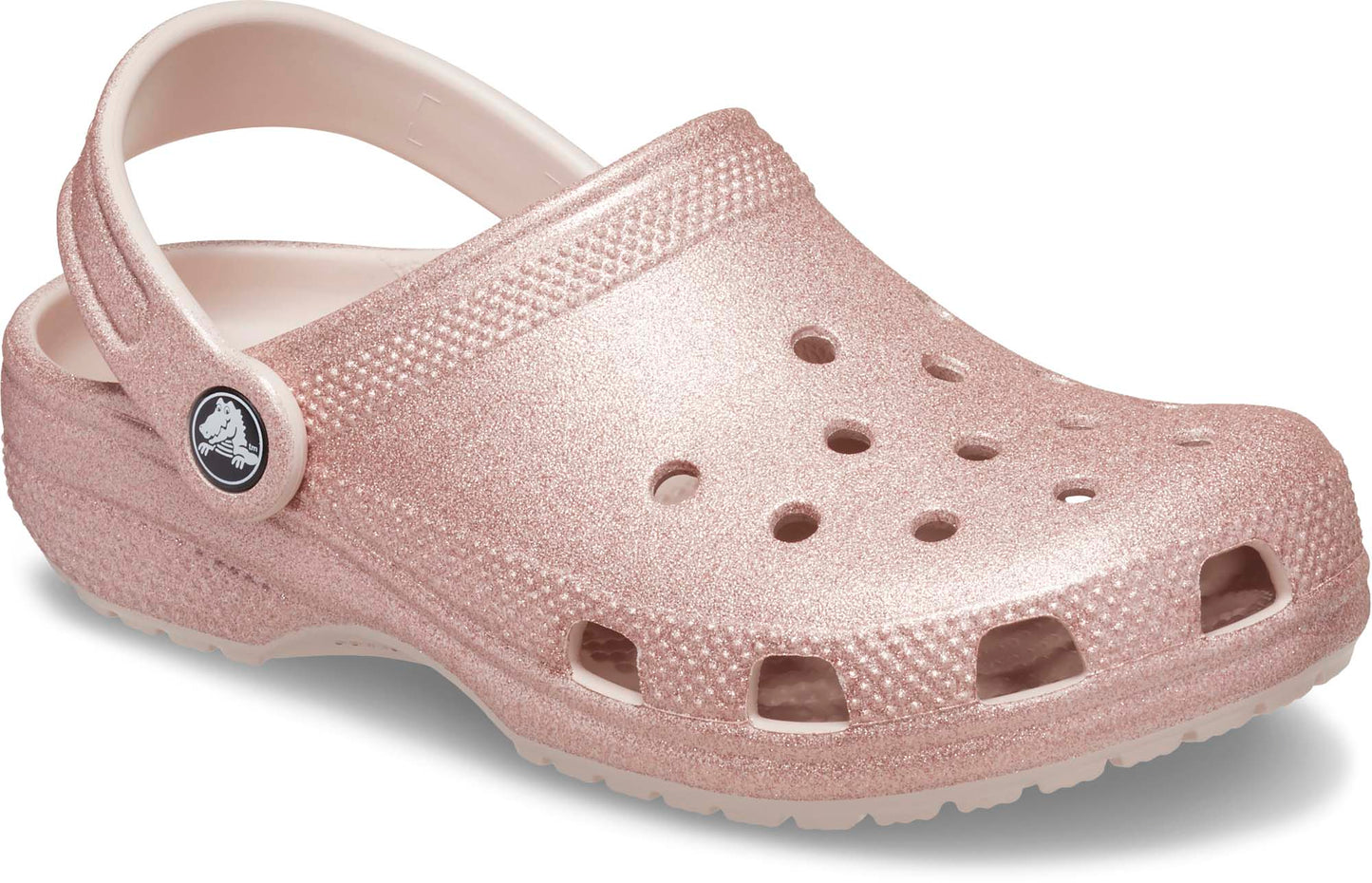 Crocs Classic Glitter Clog Toddler Quartz Glitter