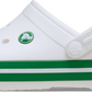 Crocs Crocband Clog Toddler White | Green Ivy