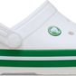 Crocs Crocband Clog Toddler White | Green Ivy