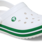 Crocs Crocband Clog Toddler White | Green Ivy