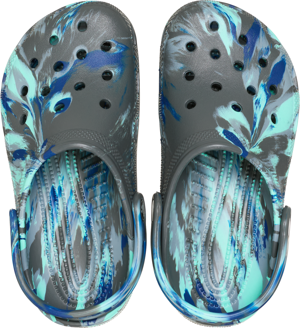 Crocs Classic Marbled Clog Kids/Youth Carbon/Multi