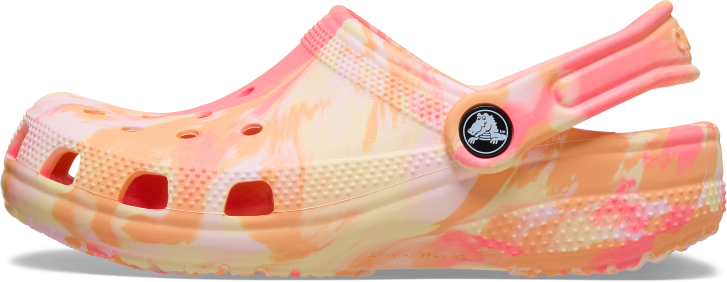 Crocs Classic Marbled Clog Kids/Youth Guava/Multi