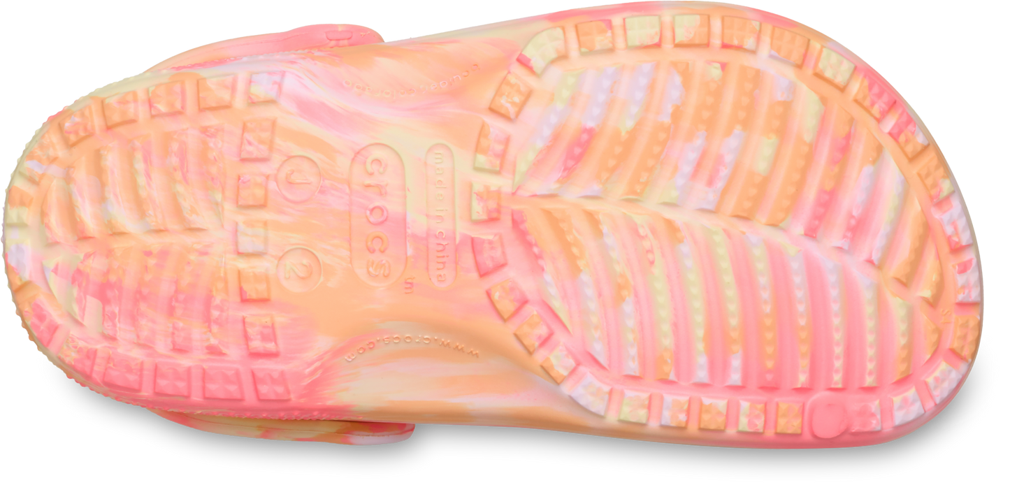 Crocs Classic Marbled Clog Kids/Youth Guava/Multi