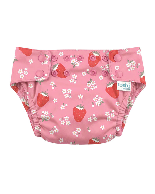 Toshi Reusable Swim Nappy Twinkle Strawberry