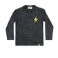 Band of Boys Black Wash Bones Skate Long Sleeve Tee