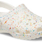 Crocs Classic Paint Splatter Clog Kids White/Multi