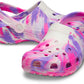 Crocs Classic Glow Marbled Clog Toddler Pink Crush/Multi