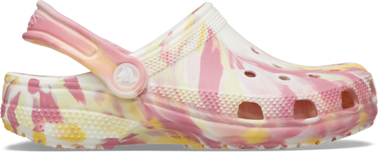 Crocs Classic Glow Marbled Clog Kids Daylily/Multi