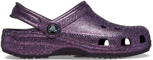 Crocs Classic Space Glitter Clog Kids Dark Iris/Multi