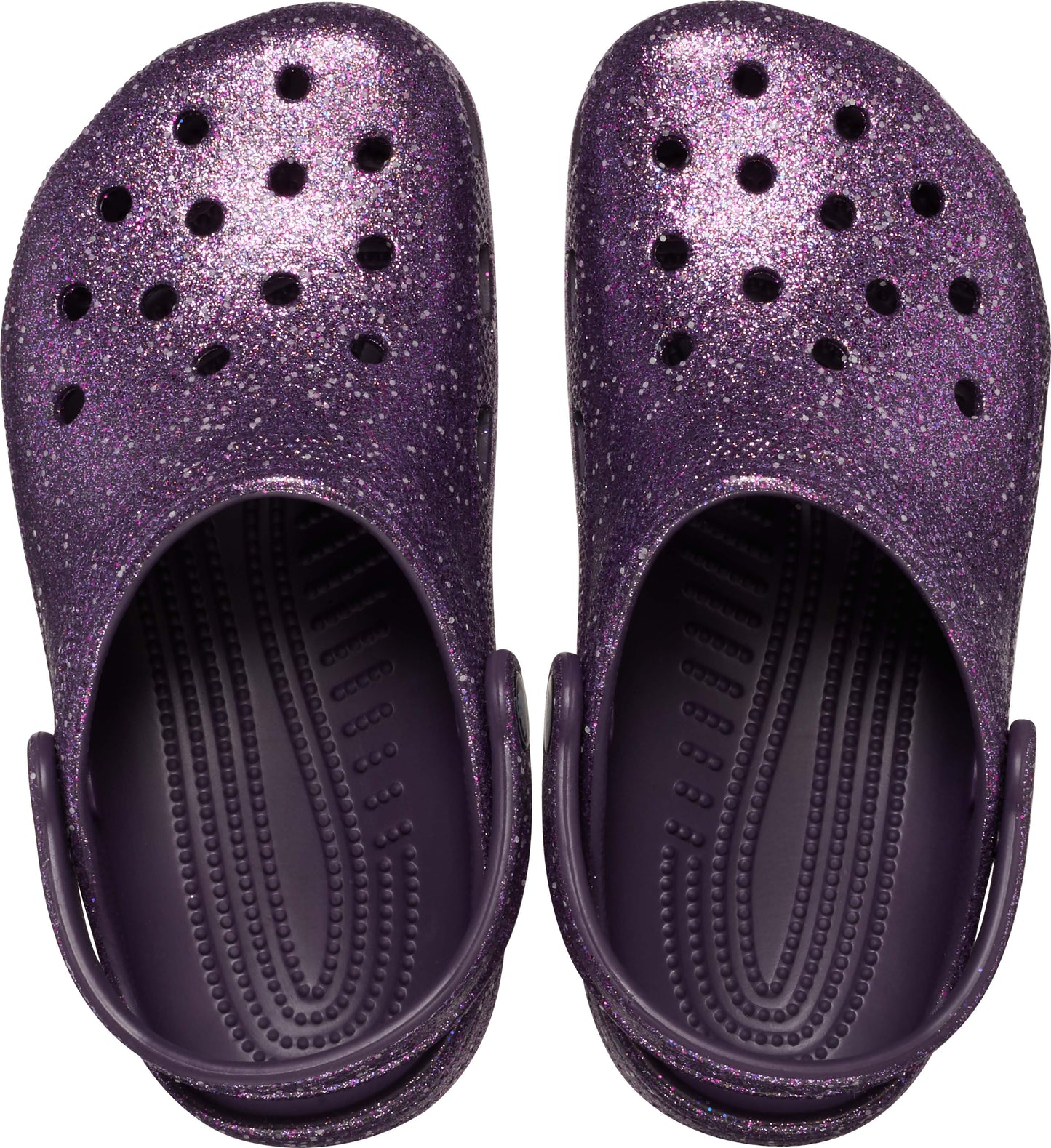 Crocs Classic Space Glitter Clog Toddlers Dark Iris/Multi