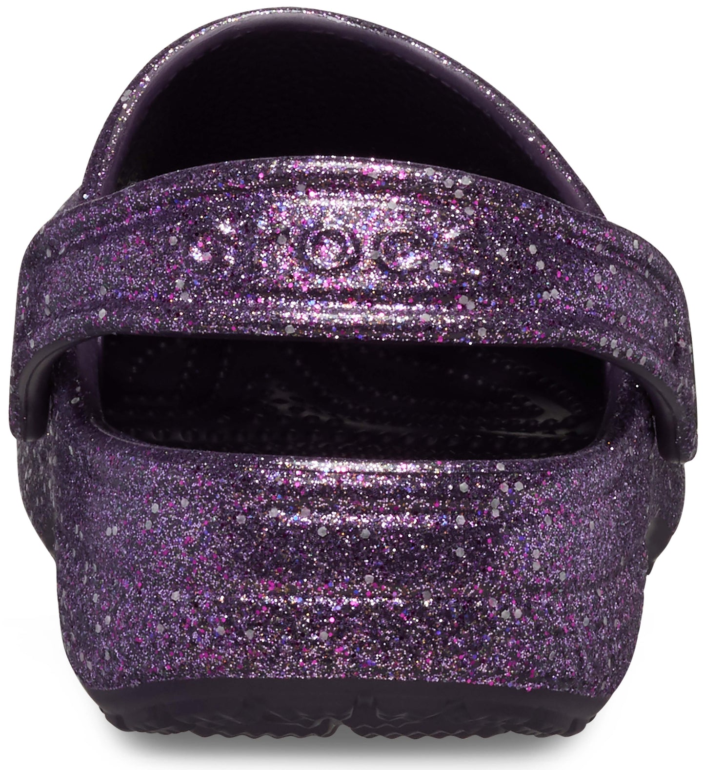 Crocs Classic Space Glitter Clog Kids Dark Iris/Multi