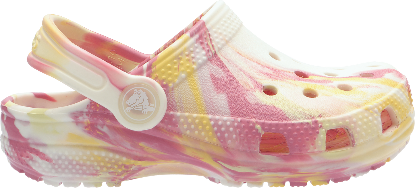 Crocs Classic Glow Marbled Clog Toddler Daylily/Multi