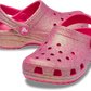 Crocs Classic Iridescent Glitter Clog Toddlers Dragon Fruit